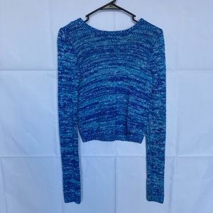Blue Hollister knit sweater